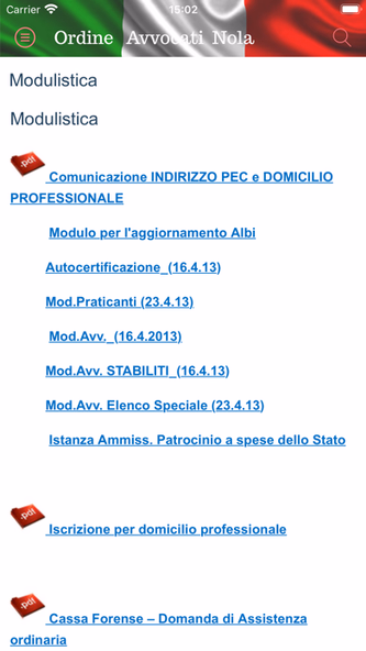 Ordine Avvocati Nola Screenshot 4 - AppWisp.com Ordine Avvocati Nola Screenshot 4 - AppWisp.com