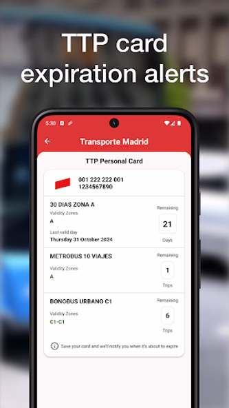 Madrid Transport - Bus Card Screenshot 2 - AppWisp.com Madrid Transport - Bus Card Screenshot 2 - AppWisp.com