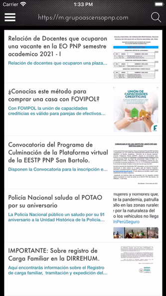 Grupo Ascenso PNP Screenshot 3 - AppWisp.com Grupo Ascenso PNP Screenshot 3 - AppWisp.com