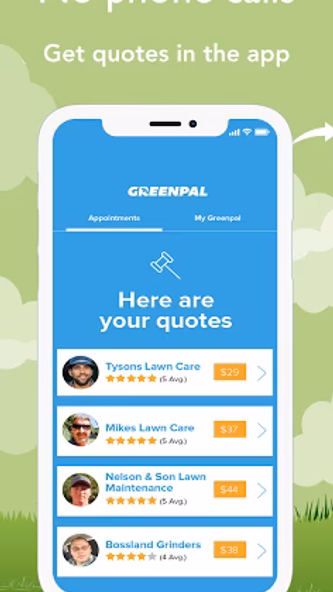 GreenPal Lawn Care Screenshot 4 - AppWisp.com GreenPal Lawn Care Screenshot 4 - AppWisp.com