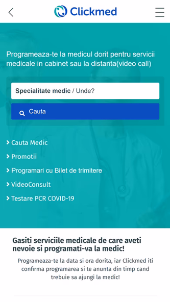 Clickmed Screenshot 1 - AppWisp.com Clickmed Screenshot 1 - AppWisp.com