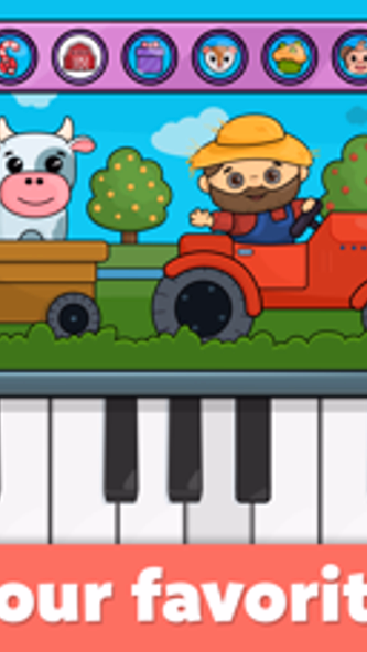 Baby piano for kids & toddlers Screenshot 1 - AppWisp.com Baby piano for kids & toddlers Screenshot 1 - AppWisp.com