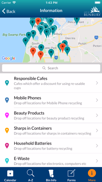 City of Bunbury My 3 Bins Screenshot 4 - AppWisp.com