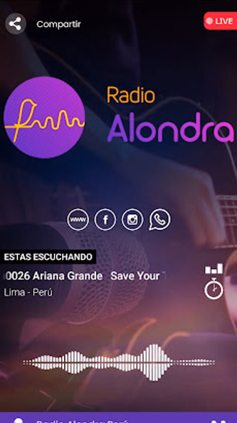 Radio Alondra Screenshot 1 - AppWisp.com Radio Alondra Screenshot 1 - AppWisp.com