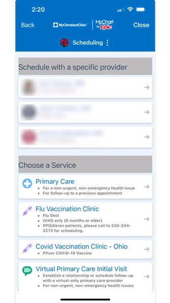 MyClevelandClinic® Screenshot 4 - AppWisp.com MyClevelandClinic® Screenshot 4 - AppWisp.com