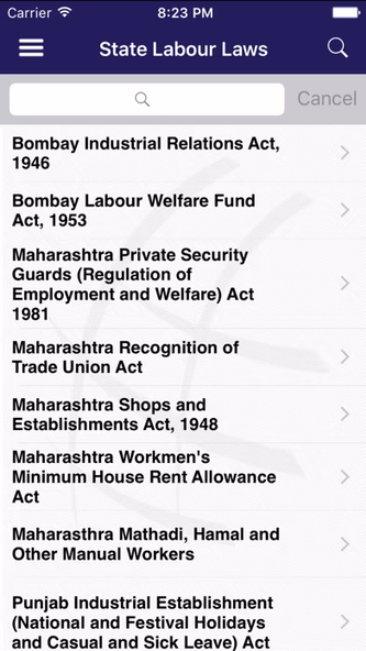 INDIAN LABOUR LAWS Screenshot 3 - AppWisp.com INDIAN LABOUR LAWS Screenshot 3 - AppWisp.com