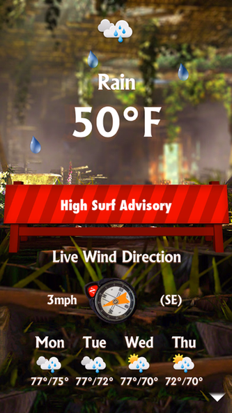 Uncharted Weather Screenshot 3 - AppWisp.com Uncharted Weather Screenshot 3 - AppWisp.com