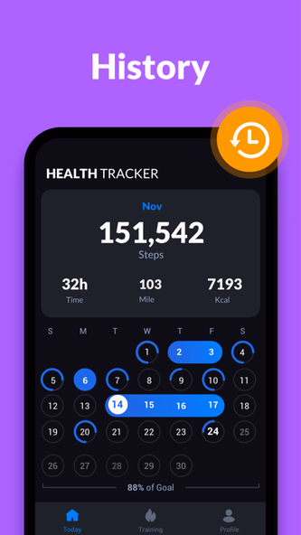 Step Tracker · Step Counter Screenshot 2 - AppWisp.com Step Tracker · Step Counter Screenshot 2 - AppWisp.com