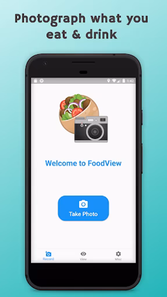 FoodView: Easy food diary Screenshot 1 - AppWisp.com FoodView: Easy food diary Screenshot 1 - AppWisp.com