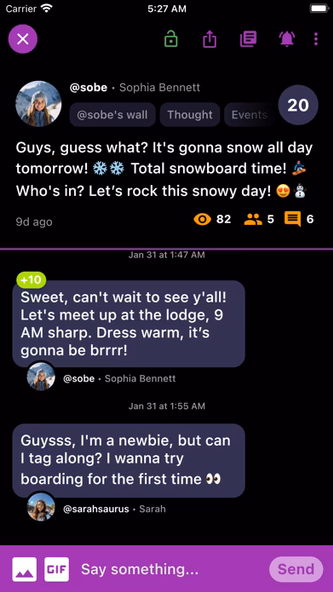 Schmick: Chat, Friends, Social Screenshot 3 - AppWisp.com Schmick: Chat, Friends, Social Screenshot 3 - AppWisp.com
