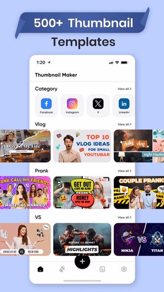 Thumbnail Maker For YT studios Screenshot 1 - AppWisp.com Thumbnail Maker For YT studios Screenshot 1 - AppWisp.com