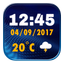 Cool Digital Clock Widget - AppWisp.com