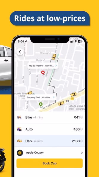 Rapido: Bike-Taxi, Auto & Cabs Screenshot 2 - AppWisp.com Rapido: Bike-Taxi, Auto & Cabs Screenshot 2 - AppWisp.com