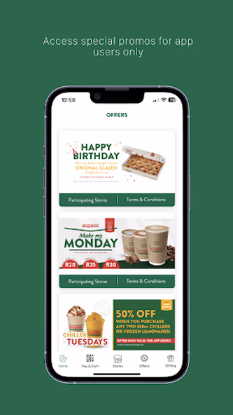 Krispy Kreme South Africa Screenshot 2 - AppWisp.com Krispy Kreme South Africa Screenshot 2 - AppWisp.com