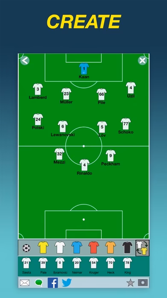 Team Lineup Basic Screenshot 2 - AppWisp.com Team Lineup Basic Screenshot 2 - AppWisp.com