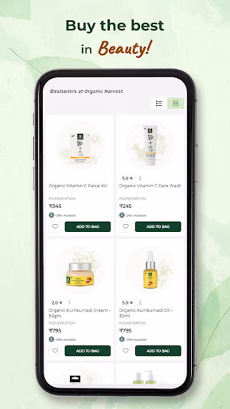 Organic Harvest- Beauty Shop Screenshot 1 - AppWisp.com Organic Harvest- Beauty Shop Screenshot 1 - AppWisp.com