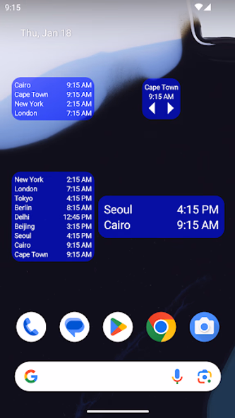World Clock & Widget Screenshot 1 - AppWisp.com World Clock & Widget Screenshot 1 - AppWisp.com