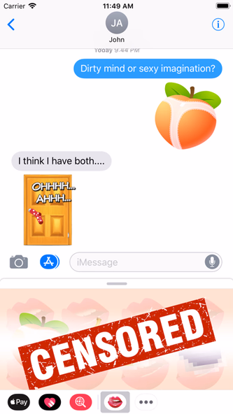 Dirtymojis Dirty Emoji Sticker Screenshot 1 - AppWisp.com