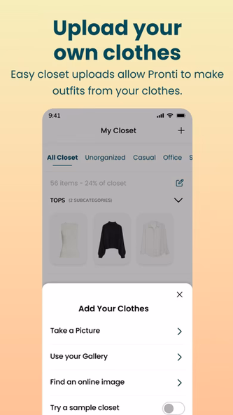 Pronti Style & AI Outfit Maker Screenshot 3 - AppWisp.com Pronti Style & AI Outfit Maker Screenshot 3 - AppWisp.com