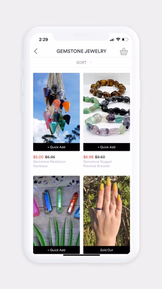 Crystal Gemstone Shop Screenshot 3 - AppWisp.com Crystal Gemstone Shop Screenshot 3 - AppWisp.com