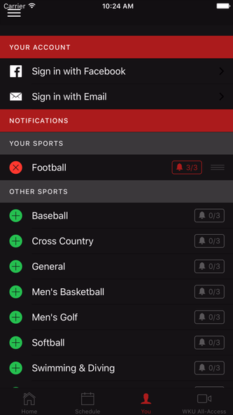 WKU Hilltoppers Screenshot 3 - AppWisp.com WKU Hilltoppers Screenshot 3 - AppWisp.com