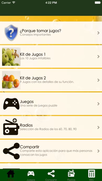 Jugos Para Bajar De Peso Screenshot 3 - AppWisp.com Jugos Para Bajar De Peso Screenshot 3 - AppWisp.com