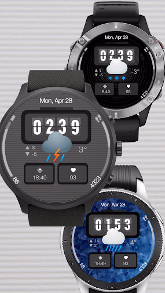 Digital Watchface M19 Screenshot 3 - AppWisp.com Digital Watchface M19 Screenshot 3 - AppWisp.com