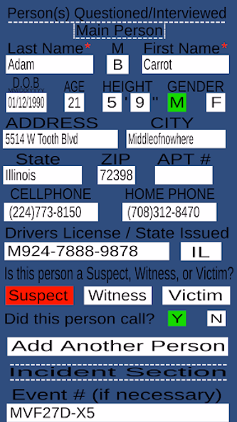 Police Notes Screenshot 2 - AppWisp.com Police Notes Screenshot 2 - AppWisp.com