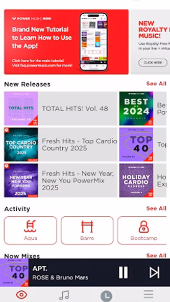 PowerMusic NOW Screenshot 1 - AppWisp.com PowerMusic NOW Screenshot 1 - AppWisp.com