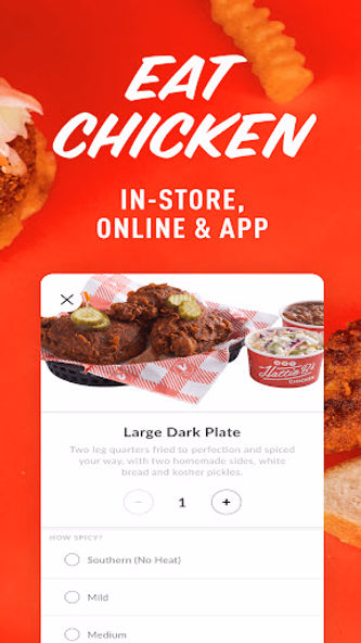 Hattie B's Hot Chicken Screenshot 2 - AppWisp.com Hattie B's Hot Chicken Screenshot 2 - AppWisp.com
