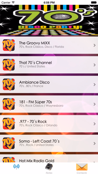 A+ 70s Music Radio - Música De Los 70s Screenshot 2 - AppWisp.com A+ 70s Music Radio - Música De Los 70s Screenshot 2 - AppWisp.com