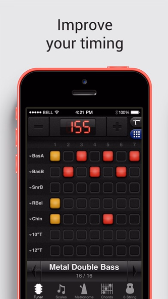 GuitarToolkit - tuner, metronome, chords & scales Screenshot 4 - AppWisp.com GuitarToolkit - tuner, metronome, chords & scales Screenshot 4 - AppWisp.com