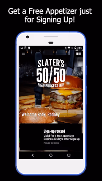 Slaters 5050 Burgers Bacon Bee Screenshot 2 - AppWisp.com Slaters 5050 Burgers Bacon Bee Screenshot 2 - AppWisp.com