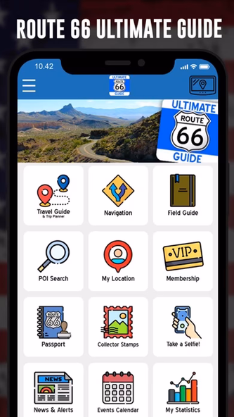 Route 66 Ultimate Guide Screenshot 2 - AppWisp.com Route 66 Ultimate Guide Screenshot 2 - AppWisp.com
