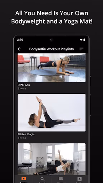 BodyselfieTV Online Workouts Screenshot 3 - AppWisp.com BodyselfieTV Online Workouts Screenshot 3 - AppWisp.com