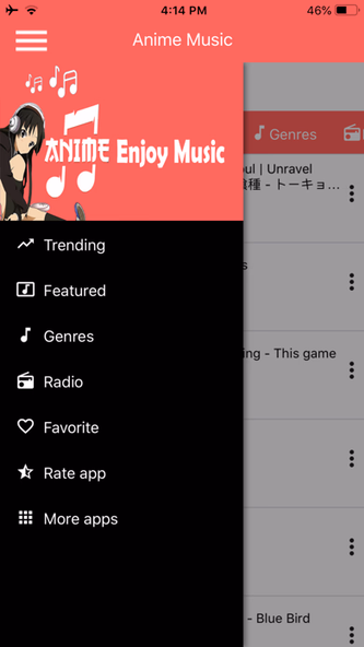 Anime Music Collection Screenshot 2 - AppWisp.com Anime Music Collection Screenshot 2 - AppWisp.com