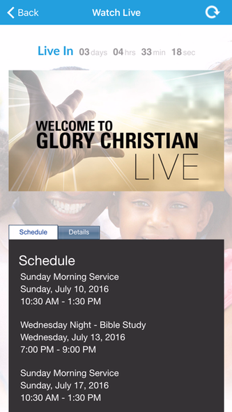 Glory Christian Screenshot 2 - AppWisp.com Glory Christian Screenshot 2 - AppWisp.com