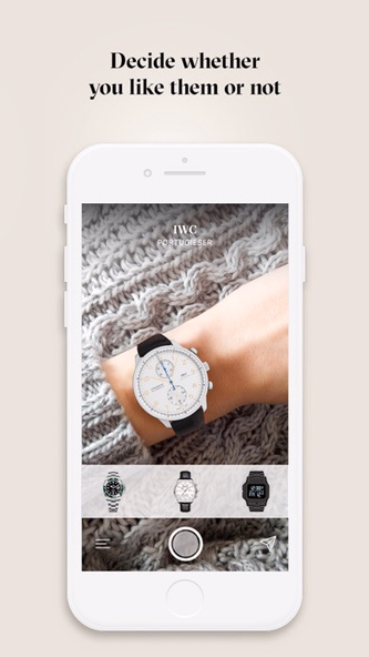 Wanna Watch: try watches in AR Screenshot 4 - AppWisp.com Wanna Watch: try watches in AR Screenshot 4 - AppWisp.com