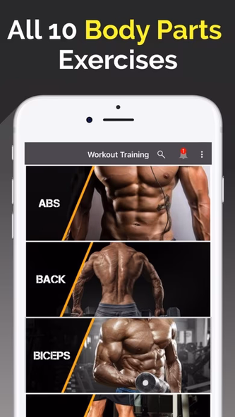 Gym Workout: Trainer & Tracker Screenshot 2 - AppWisp.com Gym Workout: Trainer & Tracker Screenshot 2 - AppWisp.com