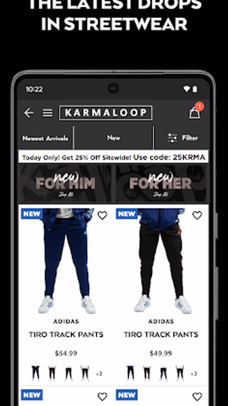 Karmaloop Screenshot 3 - AppWisp.com Karmaloop Screenshot 3 - AppWisp.com
