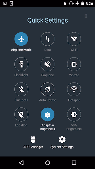 Quick Settings for Android Screenshot 4 - AppWisp.com Quick Settings for Android Screenshot 4 - AppWisp.com