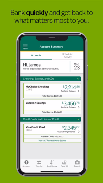 M&T Mobile Banking Screenshot 4 - AppWisp.com