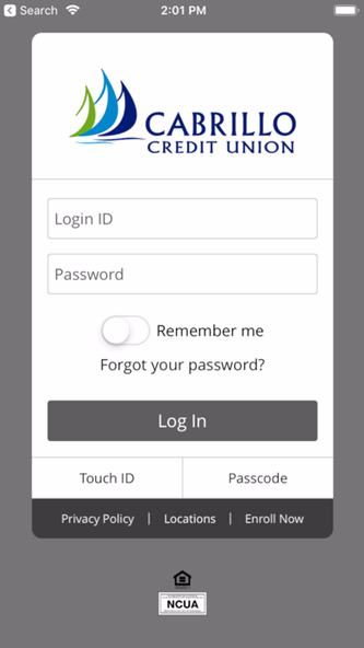 Cabrillo Credit Union Screenshot 1 - AppWisp.com Cabrillo Credit Union Screenshot 1 - AppWisp.com