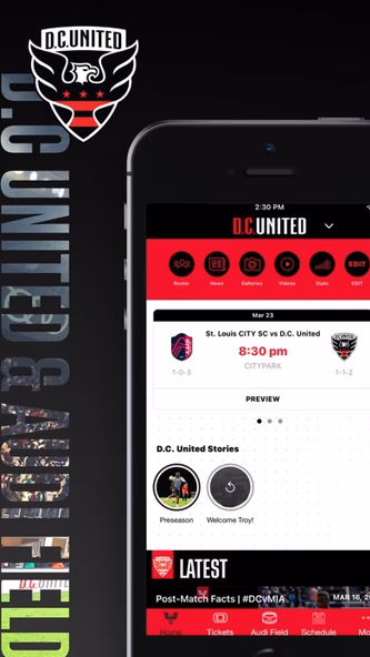 D.C. United & Audi Field Screenshot 1 - AppWisp.com D.C. United & Audi Field Screenshot 1 - AppWisp.com