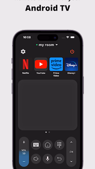 Remote for Android TV Screenshot 1 - AppWisp.com Remote for Android TV Screenshot 1 - AppWisp.com