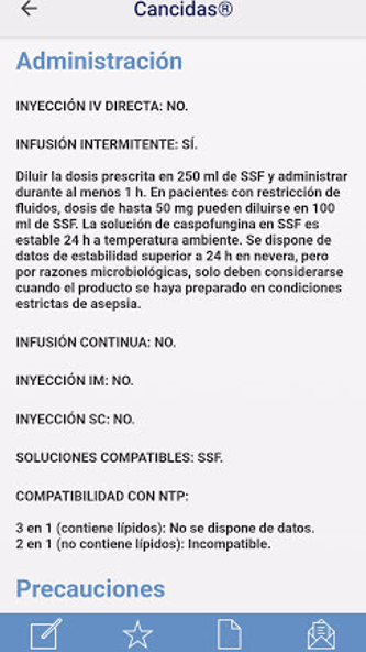 Medicamentos vía parenteral Screenshot 4 - AppWisp.com Medicamentos vía parenteral Screenshot 4 - AppWisp.com