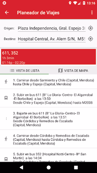 Mendotran Cuando SUBO? Screenshot 4 - AppWisp.com Mendotran Cuando SUBO? Screenshot 4 - AppWisp.com