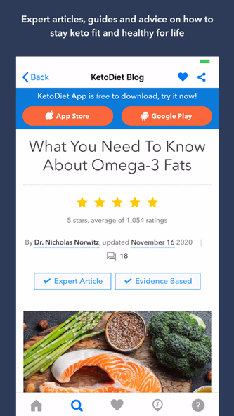 Keto App: Recipes Guides News Screenshot 2 - AppWisp.com Keto App: Recipes Guides News Screenshot 2 - AppWisp.com