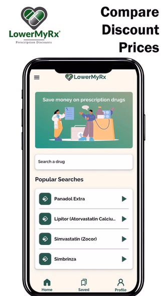 LowerMyRx: Rx Discount Search Screenshot 3 - AppWisp.com LowerMyRx: Rx Discount Search Screenshot 3 - AppWisp.com