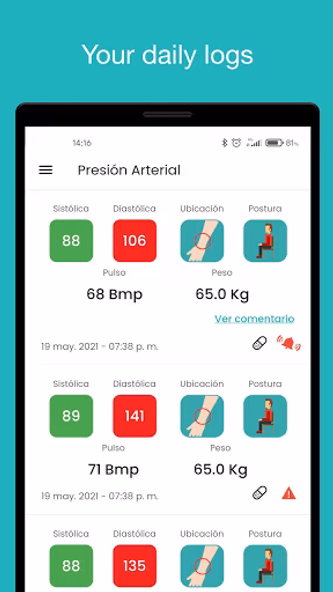 Blood Pressure Control Screenshot 2 - AppWisp.com Blood Pressure Control Screenshot 2 - AppWisp.com